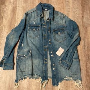 Free People Moonchild Shirt Jacket